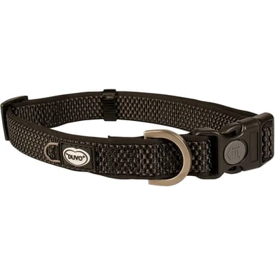 Duvo+ East Halsband Nylon Zwart S 20-35cm/15mm