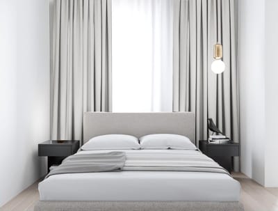 Maroyathome ELSA - Gordijn - Verduisterend - met plooiband - kant-en-klaar - 144x180 cm - 144 cm breedte en 180 cm lengte - Licht Grijs - 1 stuk