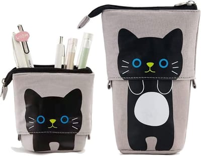 Praktische Make-up Tas en Pennenhouder, Cartoon Etui voor Studenten, Organizer voor School en Kantoor