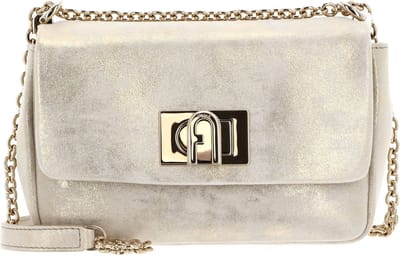 FURLA Leren Schoudertas Avondtas 1927 Mini Crossbody 20 Color Gold Beige