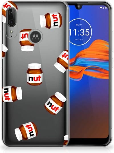 Motorola Moto E6 Plus Siliconen Case Nut Jar