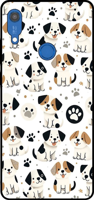 Smartphonica Telefoonhoesje Geschikt voor Huawei Y6S met honden opdruk - TPU backcover case dog design geschikt voor Huawei Y6S