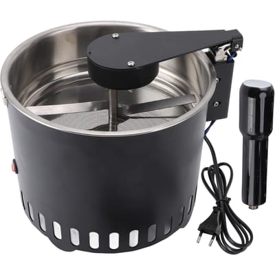 Refroidisseur de Grains de Café Rotatif Écran Filtrant en Acier Inoxydable Force d'Aspiration Élevée Torréfaction Électrique L