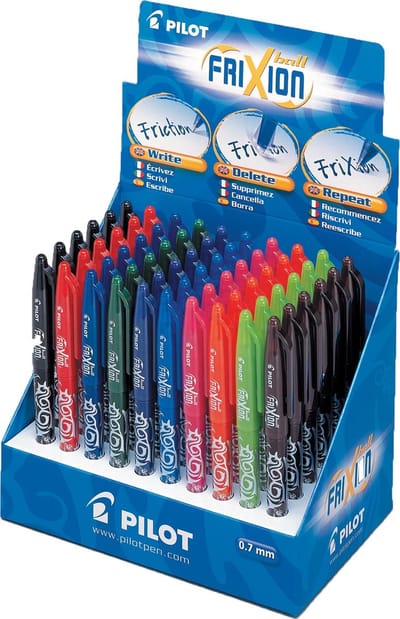 Rollerpen pilot frixion bl-fr7 m display assorti | 60 stuks