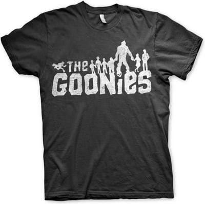 The Goonies Heren Tshirt -S- Logo Zwart