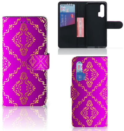 Wallet Case Honor 20 Pro Barok Roze