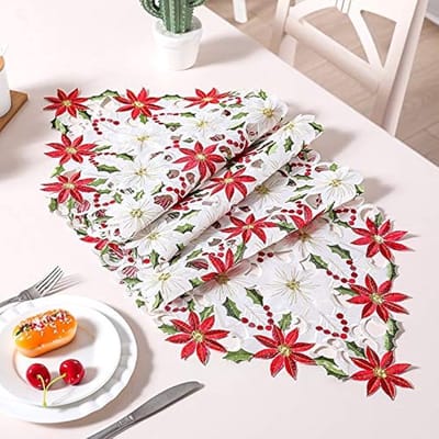 Kerst Tafellopers 38 CM x 176 CM - Perfect voor Bruiloften en Feestelijke Decoratie
