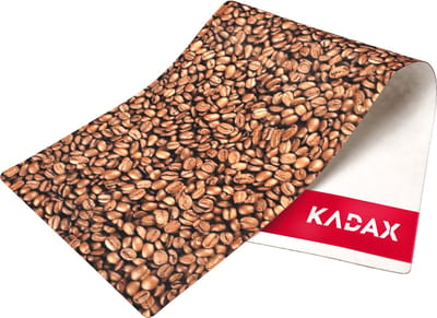 KADAX Tafelloper van vilt, robuuste vilten loper, tafelband, onderhoudsvriendelijke loper voor keukentafel, woonkamer, eetkamer, tafeldecoratie, tafelloper, vilten tafelloper (koffie)