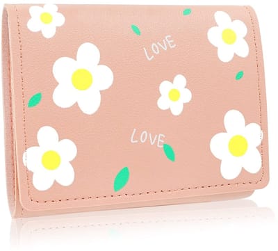 Dailygoods- Portemonnee Dames - Grote Capaciteit - Zachte Lederen Mini Portemonnee - Korte Stijl - Ideaal voor Winkelen - Maat 11.5x9.5x1.5 cm - Damesportemonnee