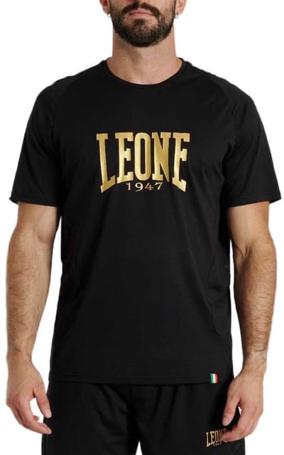 Leone1947 Big Logo Dna T-shirt Met Korte Mouwen Zwart L Man