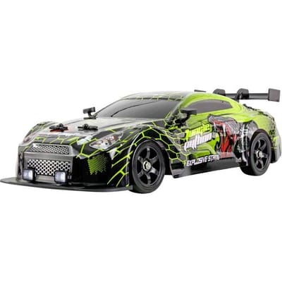 Amewi 1:16 RC auto Drift RC-Modell Geel Brushed 4WD RTR 2,4 GHz