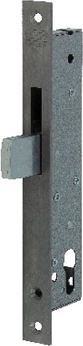 Nemef Zwenkschootslot - rechthoekig - 24 x 245 mm - RVS - 9660 - doornmaat 30 mm