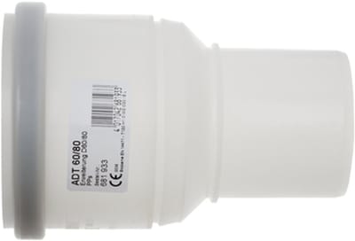 Brötje Adapter Uitbreiding van DN 60 - DN 80, PPs, 681933