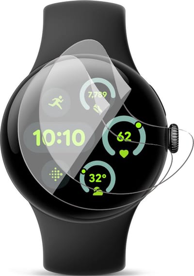 Screenprotector geschikt voor Google Pixel Watch 3 45mm - 2x FlexGuard Screen Protector
