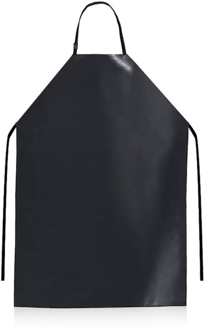 Dailygoods- Werkschort Waterdicht - Slagerschort - PU-lederen Schort - Verstelbaar - 110 x 80 cm - Slijtvast en Duurzaam - Kookschort