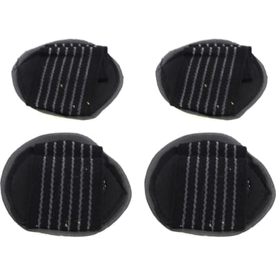 2 Doos Hielkussentjes Set Zachte Stof Ademend Antislip Comfortabel Draagbaar Voetkussentjes Set gray