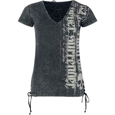 Rock Rebel by EMP - Rock T-shirt - Original Sinners T-Shirt - S tot XXL - voor Vrouwen - grijs