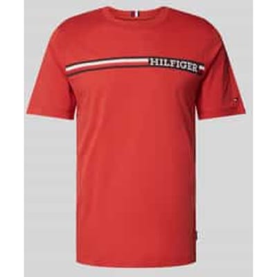 T-shirt met labelprint