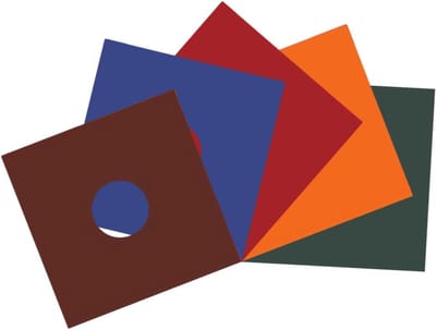 Album Hoezen - Vinyl Beschermers - Platen Opslag - Prima Vakmanschap - 5 Stuks - Mix Kleuren