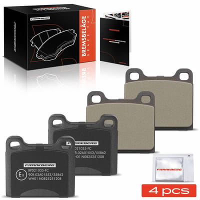 Frankberg 4x Remblok achteras voor Mercedes-Benz