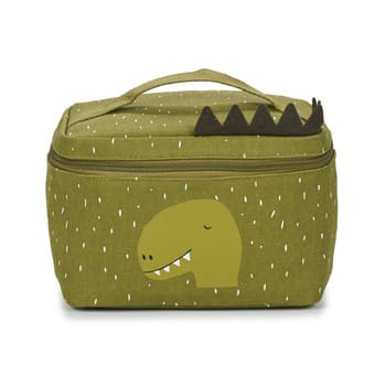 Trixie Lunchtas - Mr. Dino - Koeltas voor kinderen - Met naamlabel - Thermische Tas voor Lunch - Groen