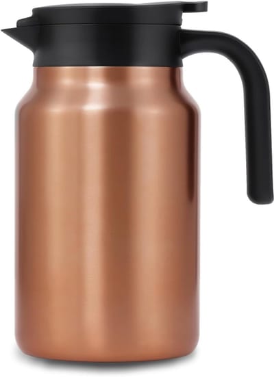 CLVP® Thermoskan Koffiekan – Dubbelwandige Isoleerkan – Warmhoudkan – Premium