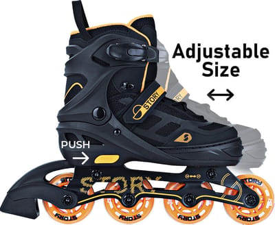 Story Fusion Verstelbare Inline Skate Orange
