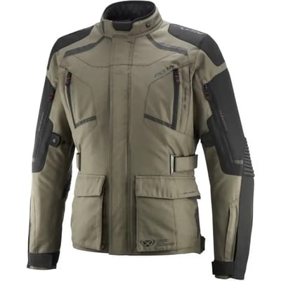 Ixon Midgard Kaki Zwart Waterdichte Textiele Motorjas - Jas