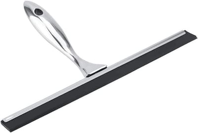 RVS Raamwisser voor Glasreiniging - Efficiënte Squeegee voor Douche, Badkamer en Spiegel Schoonmaak