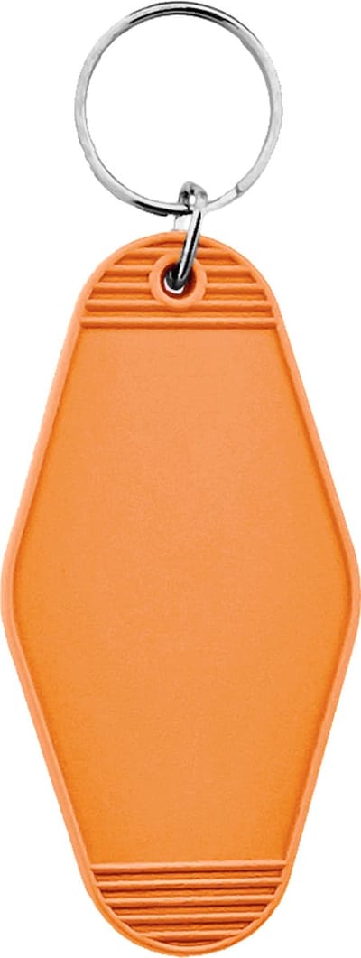 CombiCraft Blanco Hunter hotel sleutelhanger 45x88mm oranje - 5 stuks