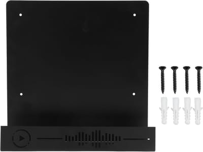 Muziekplaten Houder - Display Plank - Muur Decoratie - Volledig Zichtbaar - 27 cm - Zwart