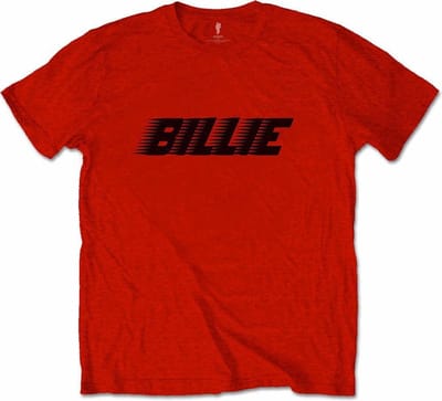 Billie Eilish - Racer Logo & Blohsh Heren T-shirt - S - Rood