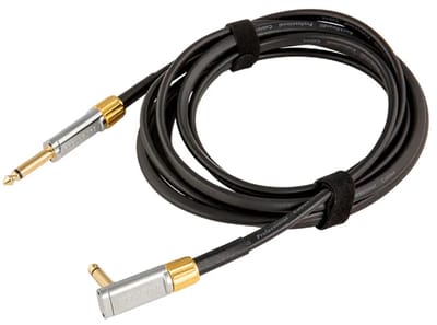 Rockboard Premium Flat Instrument Cable Straight/Angled 3 m - Gitaarkabel