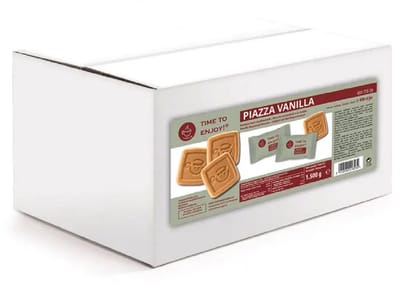 Time to Enjoy Piazza Caramel koffiekoekjes - individueel verpakte koekjes - 400 stuks