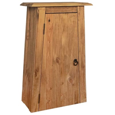 vidaXL - Badkamerwandkast - 42x23x70 - cm - gerecycled - massief - grenenhout