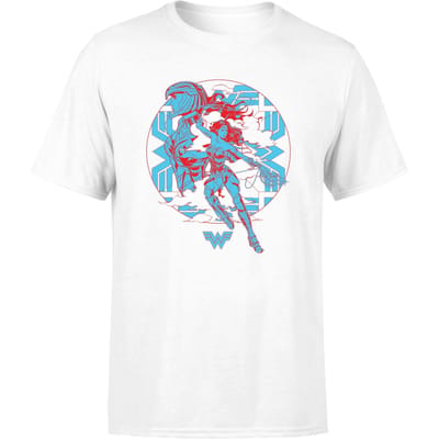 Wonder Woman Amazonian Men's T-Shirt - Wit - S