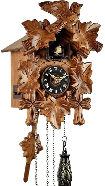 DailySupplies® Koekoeksklok Modern - Vogelhuisje - Wandklok Antiek - Hout