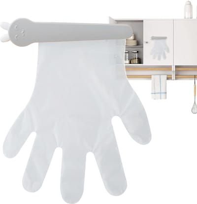 Handschoenhouder - Opbergdoos - Werkplek Organiseren - Clip Ontwerp - 30 x 100 x 30 mm - Grijs
