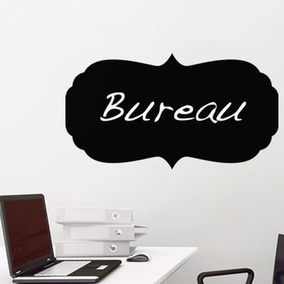 Schoolbordsticker - uitwisbare zelfklevende muurstickers - BULLE DESIGN - 45x85cm