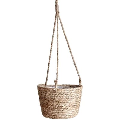 Tuin Hangende Plantenbak Macramé Planten Opbergmand Jute Touw Geweven Binnen Buiten Bloempot Houder Plantenhangers Woondecoratie