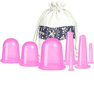 Cupping Therapiesets 7-delige siliconen set voor anti-cellulitis en ontspannende massages