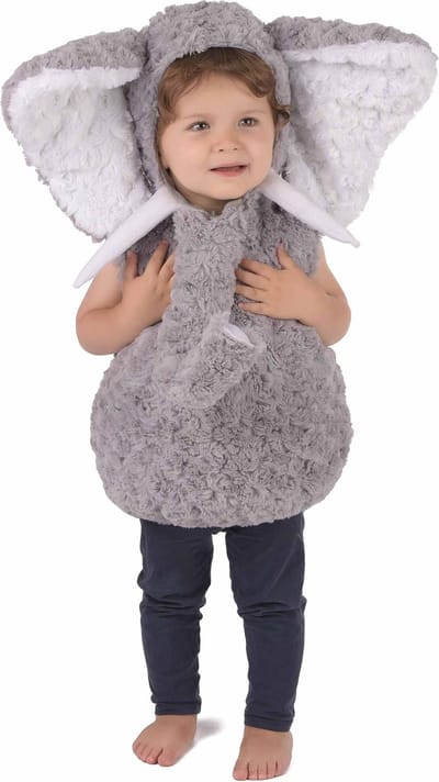 Vegaoo - Grijze olifant kostuum voor kinderen