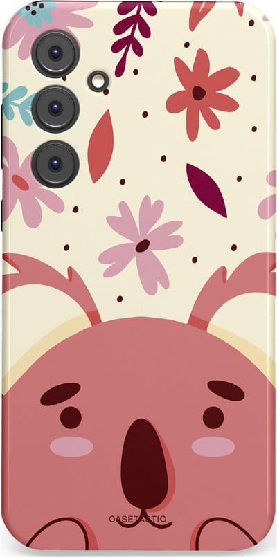 Casetastic Hoesje Geschikt voor Samsung A35 - Stijlvolle Beschermende Duo-layer Case - Koala knuffel