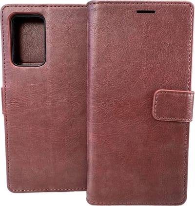 Portemonnee Book case Hoesje Geschikt voor: Oppo Reno 7 5G & Find X5 Lite - Bruin