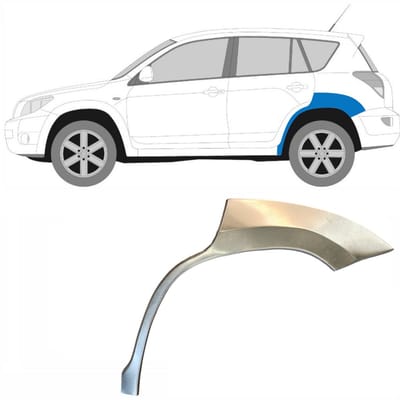 Reparatiepaneel achterspatbord voor Toyota Rav4 2006-2013 / Links