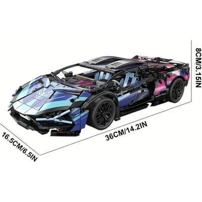 Nieuwe Technische Schaal 1:14 Super Raceauto Model Bouwstenen Bakstenen Puzzel Speelgoed Verjaardag Kerstcadeaus