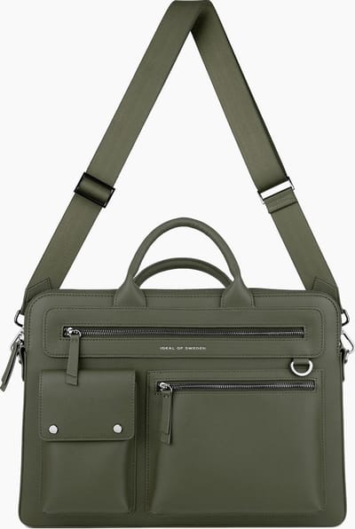 iDeal of Sweden Unity Messenger Laptop Bag Metal Woods