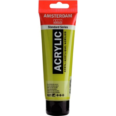 Amsterdam Standard Series Acrylverf Tube 120 ml Olijfgroen Licht 621