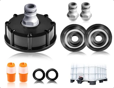 Dailygoods - Set van 2 IBC-tankdekseladapters
