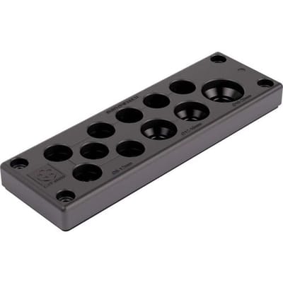 LAPP SKINTOP® MULTI Version 4 Meervoudige kabeldoorvoerplaat Temperatuurbestendig, Waterdicht Klem-Ø (max.) 20 mm Plaatdikte (max.) 14 mm